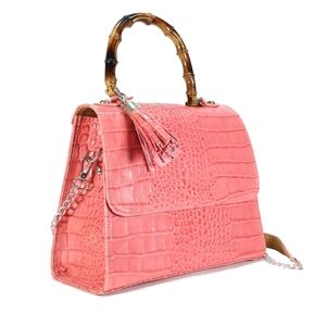 Tropo Croc Pink - Tote luxury Handbag